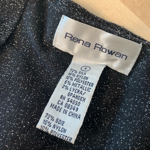 Rena Rowan Silk & Metallic Sparkle Top - Picture 8 of 10